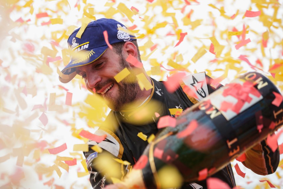  Jean Eric-Vergne celebrated on the podium in Sanya