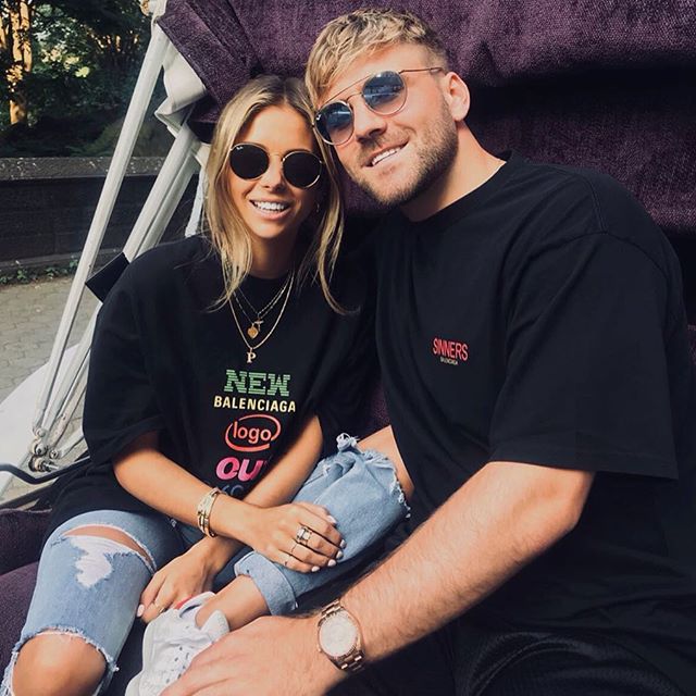 Luke Shaw and Anouska Santos took a trip to New York together (Credit: Instagram/@anouskasantos)