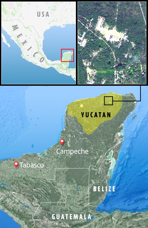  The cave is located in the ancient Maya city of Chichén Itzá on Mexico’s Yucatán Peninsula