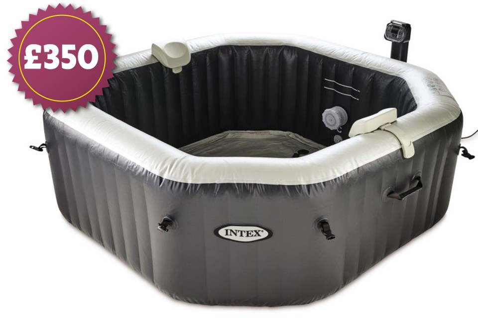  The spa pool fits four people in it at a time but it's not as cheap as one from B&M