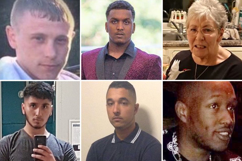  Patrick Hill, 22, Sidali Mohamed, 16, Dorothy Bowyer, 77, Abdullah Muhammad, 16, Abdul Deghayes, 22, Bright Akinleye, 22