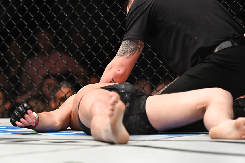  Darren Till was left spread out on the UFC canvas after two crunching shots