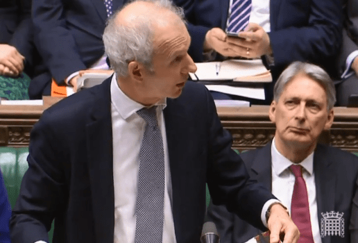 David Lidington told MPs that talks were ongoing in Strasbourg