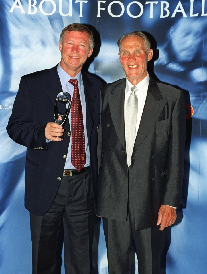  Top pair Sir Alex Ferguson and Rinus Michels in 1999