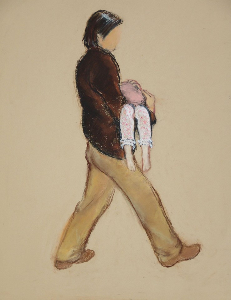  The artist's impression of the abductor