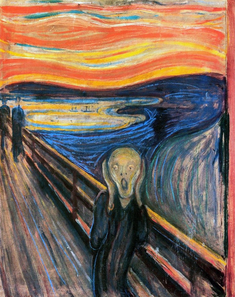  The Scream is a great impression of me returning from a holiday to discover we're still having the same conversation about Brexit