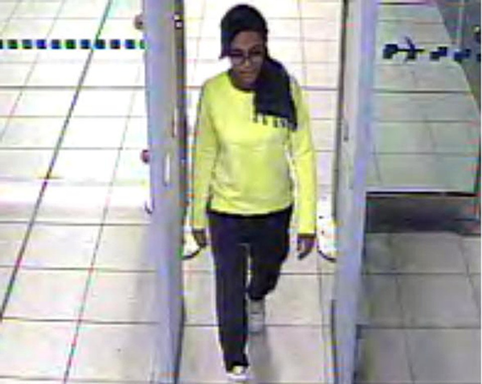 CCTV footage shows 15-year-old Amira Abase at Gatwick airport, before catching a flight to Turkey with Kasiza Sultana, 16 and Shamima Begum, 15. The three schoolgirls are believed to have fled to Syria to join ISIS