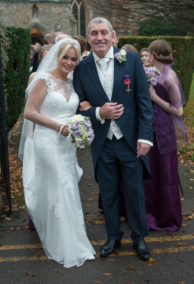 Peter Shilton married Steph Hayward in 2016 when she was 48