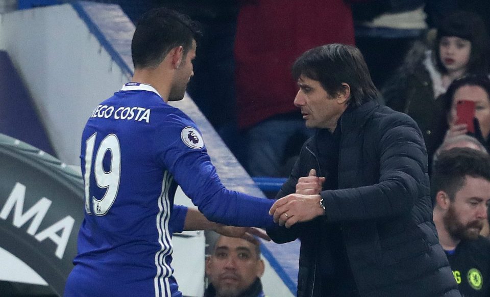  Chelsea will claim they do not owe Antonio Conte his full compensation - because his bust-up with Diego Costa cost them millions