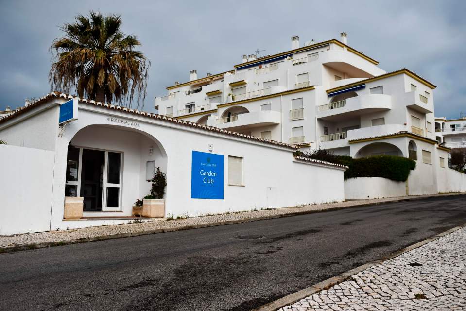  Pictured is the Ocean Club in Praia da Luz from where Maddie vanished