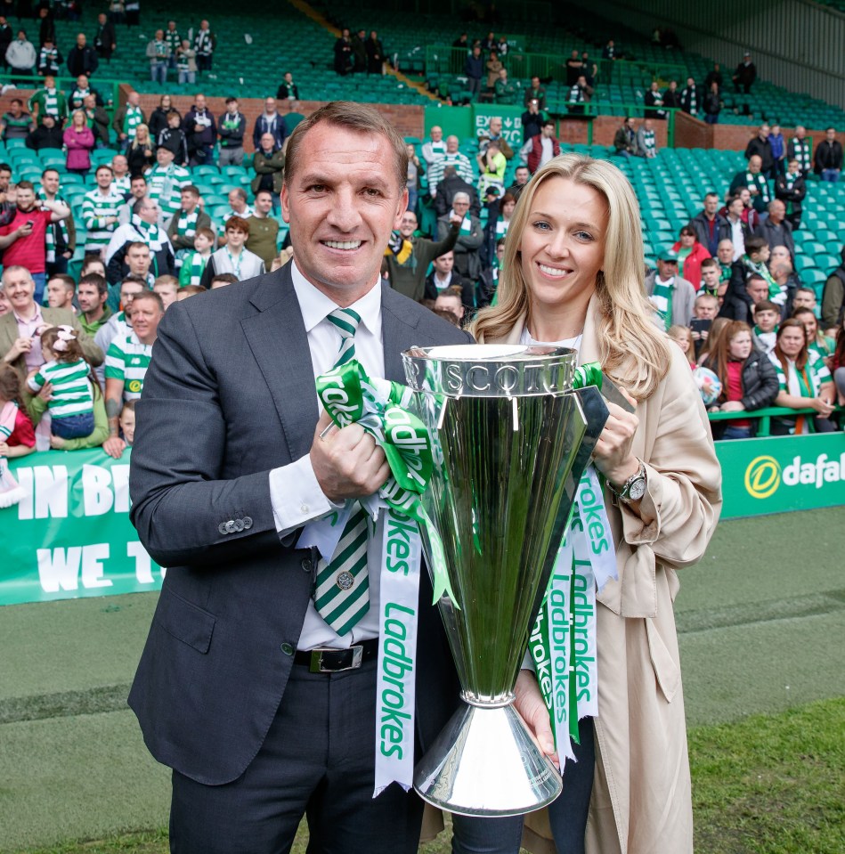 Brendan Rodgers tied the knot with Charlotte Searle in 2017