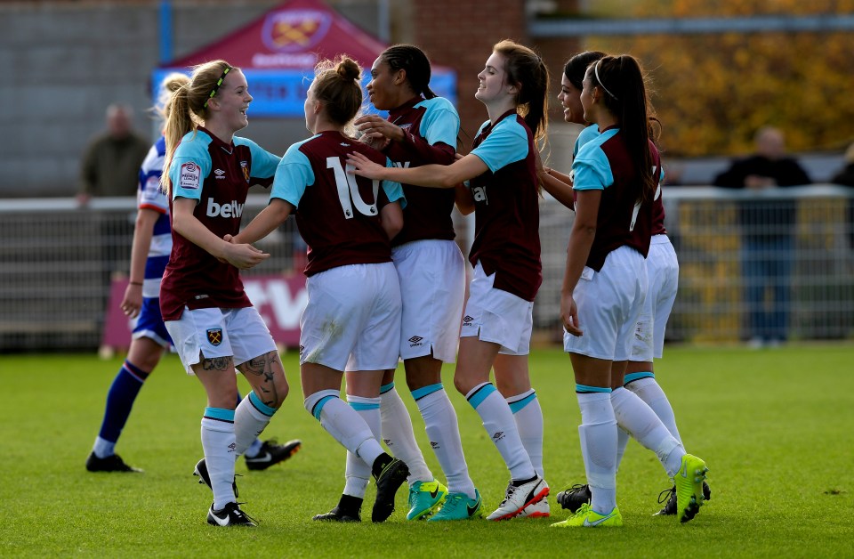  West Ham women’s team will receive around a £650,000 subsidy this term