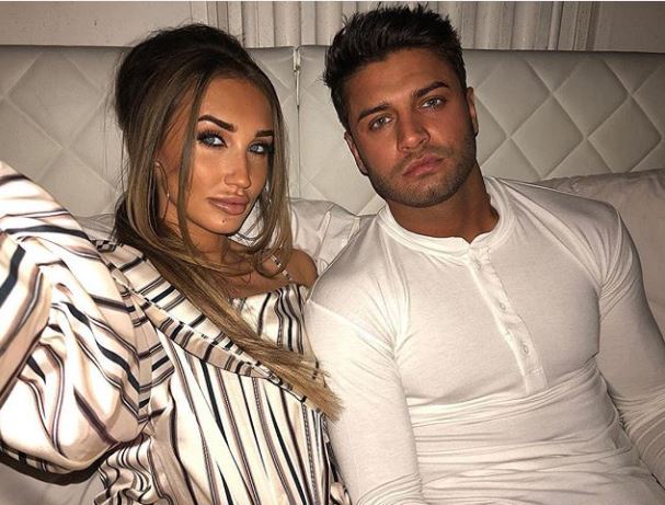  Mike with ex-girlfriend Megan Mckenna