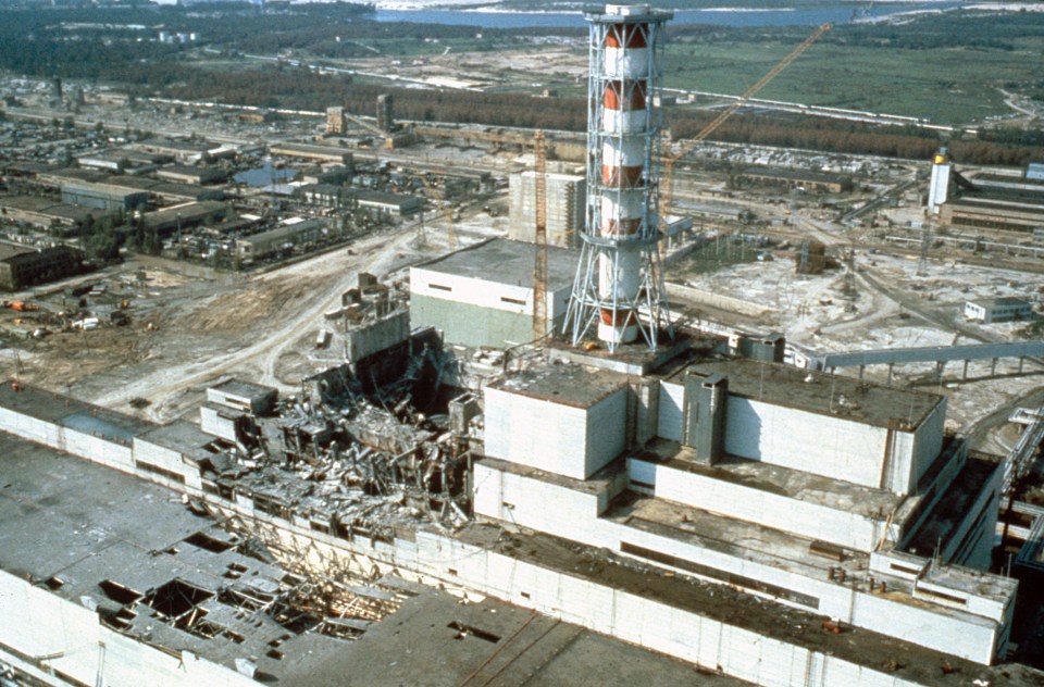  The nuclear power plant exploded in 1986