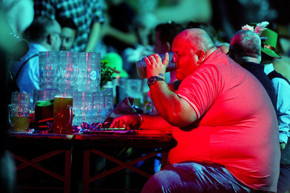  Adrian Bayford, pictured at Oktoberfest last year, has been goaded over his fortune and been jilted by three women