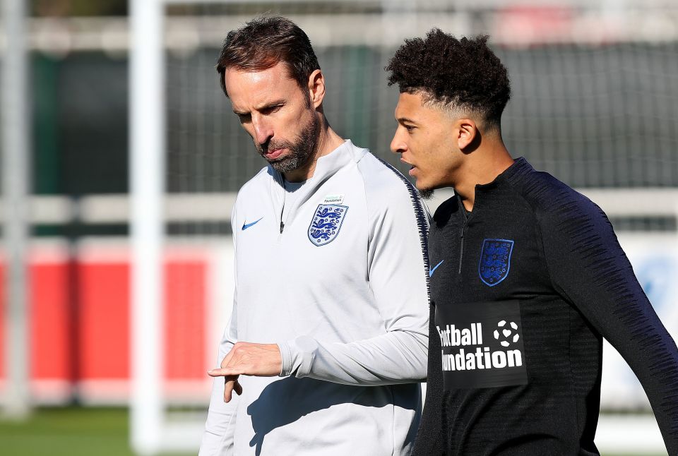  Gareth Southgate is set to name Sancho in his latest England squad