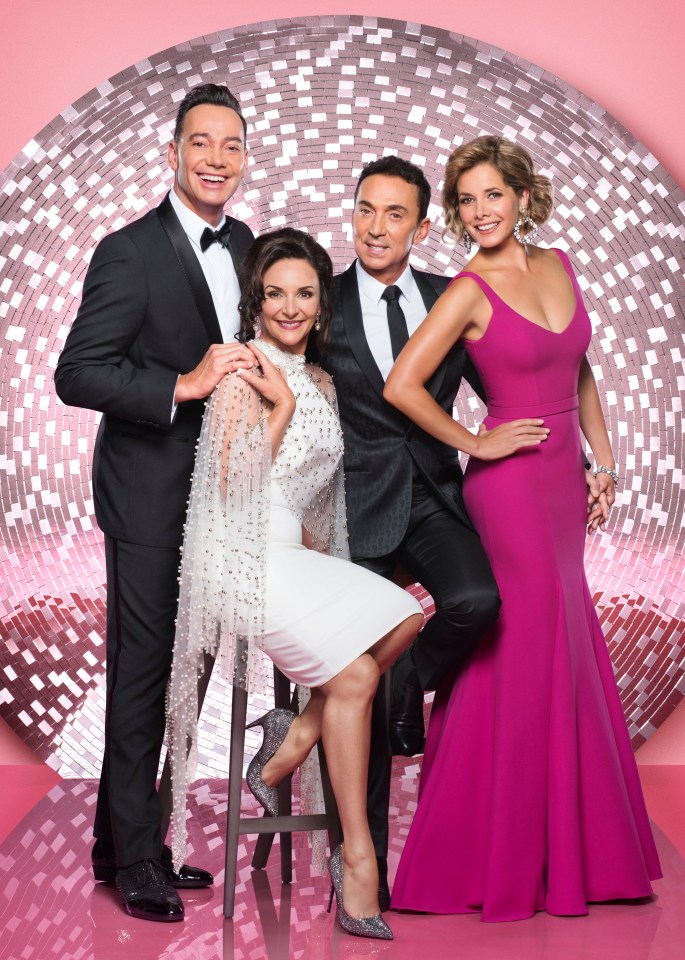 Strictly Come Dancing judges: Craig Revel Horwood, Shirley Ballas, Bruno Tonioli, Dame Darcey Bussell 