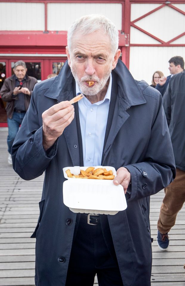  Labour leader Jeremy Corbyn was snapped in a £79 M&S anorak last November