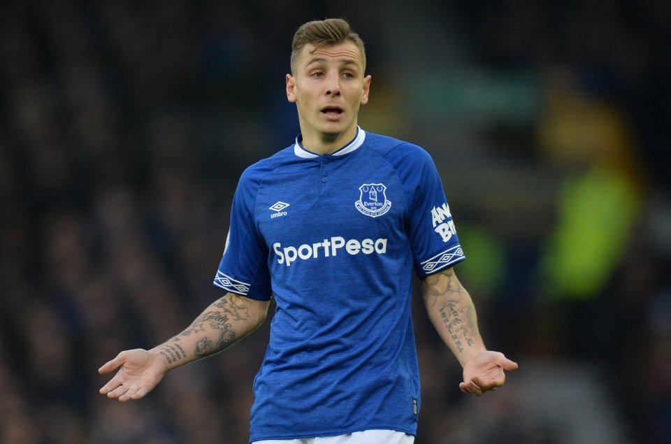  Everton are sweating on the fitness on their star defender Lucas Digne after he pulled out of international duty with injury