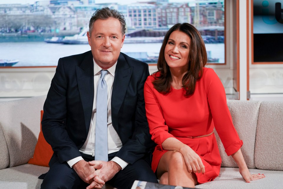  Susanna admitted their romance when being quizzed live by Piers Morgan