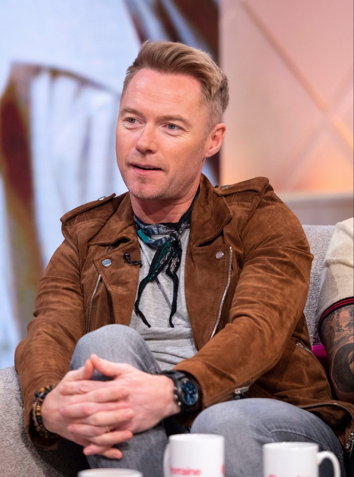  Ronan has revealed that he and the rest of Boyzone are now in Australia