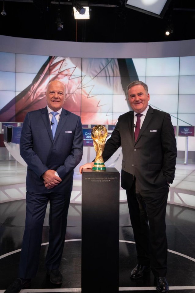  Andy Gray, 63, and Richard Keys, 61, have been based in Doha for more than six years and present weekend Premier League matches