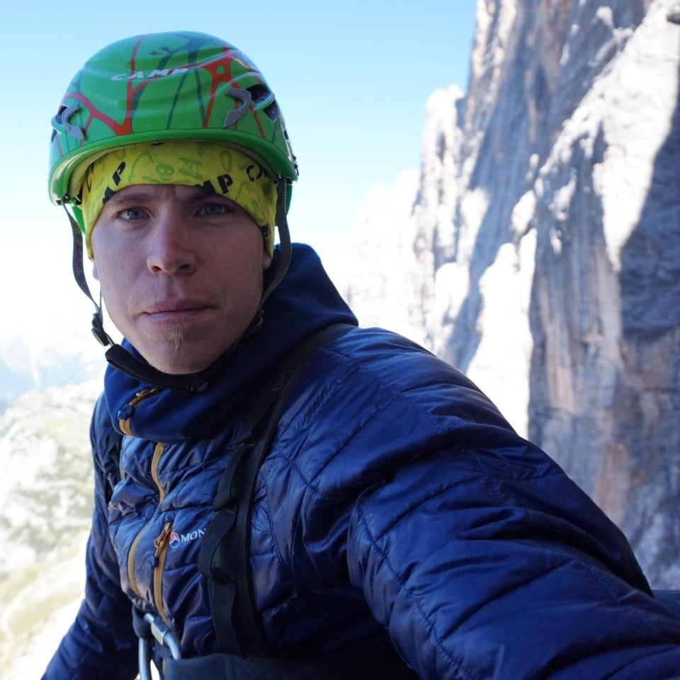  Tom Ballard is an accomplished climber - who is now missing