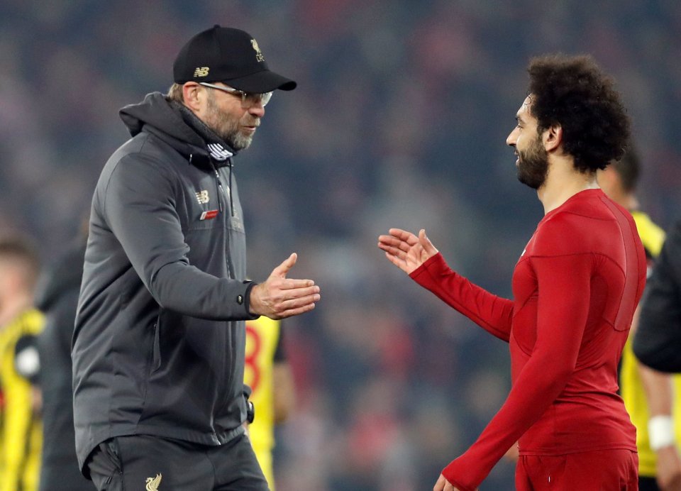  Klopp will be delighted his talisman can rest up for Liverpool’s Premier League run in