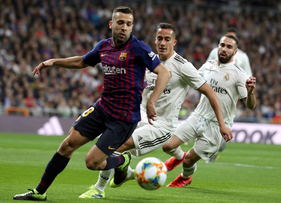  Barcelona want back-up for Jordi Alba