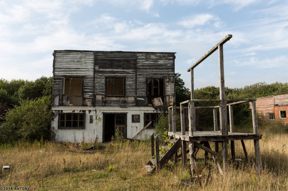 There was even a gallows set up at the once-popular theme park