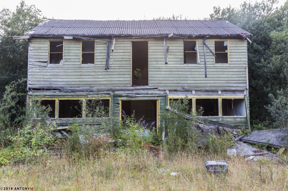 This part of the abandoned Wild West theme park in Cornwall