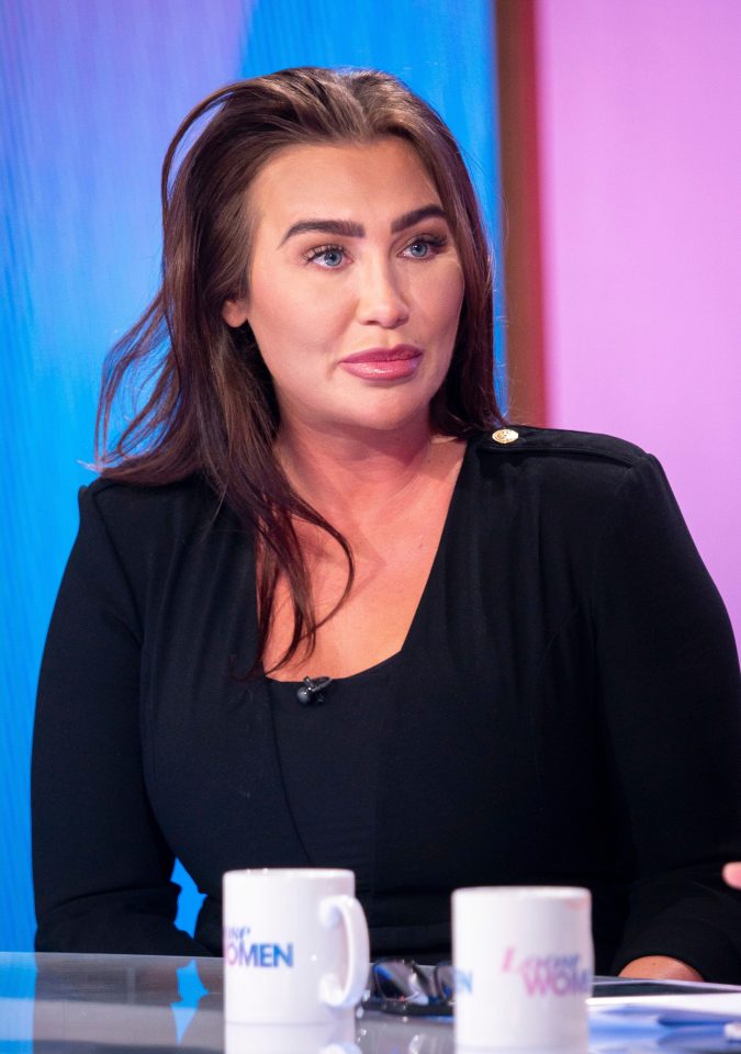  Lauren Goodger was slammed by Loose Women viewers after defending her decision to edit her Instagram photos on today's show