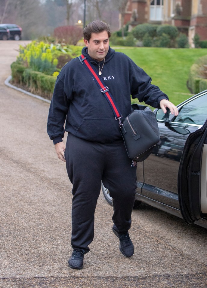  Arg was spotted leaving Gemma Collins apartment recently