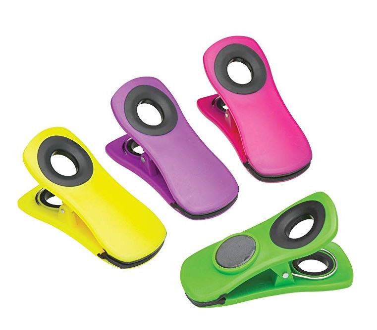  A plastic food clip like these