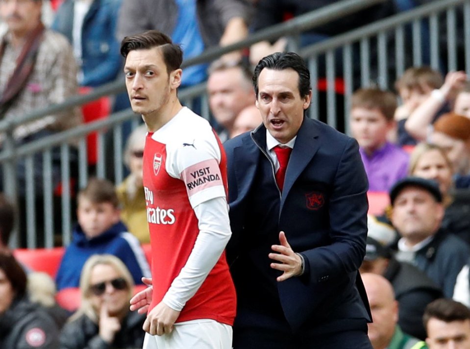  The Arsenal legend reckons Unai Emery was right to be hard on Mesut Ozil