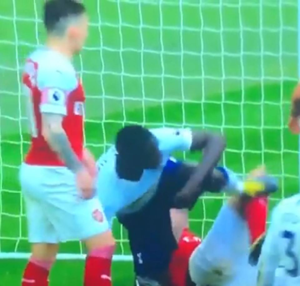  Davinson Sanchez will not face punishment for his clash with Laurent Koscielny