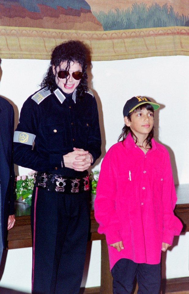  Michael with Brett Barnes, who he invited the Neverland after getting tired of Wade and James