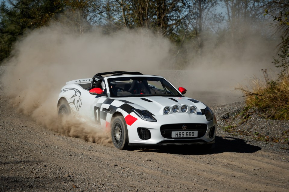  Jaguar have converted two F-types into rally cars