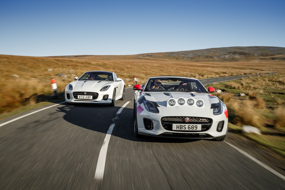  Jaguar have just made the XK8 rally cars as a one-off