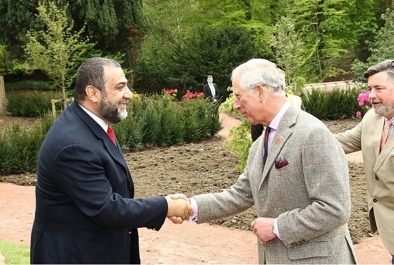  Ruben Vardanyan with Prince Charles at Dumfries House after he helped fund the restoration