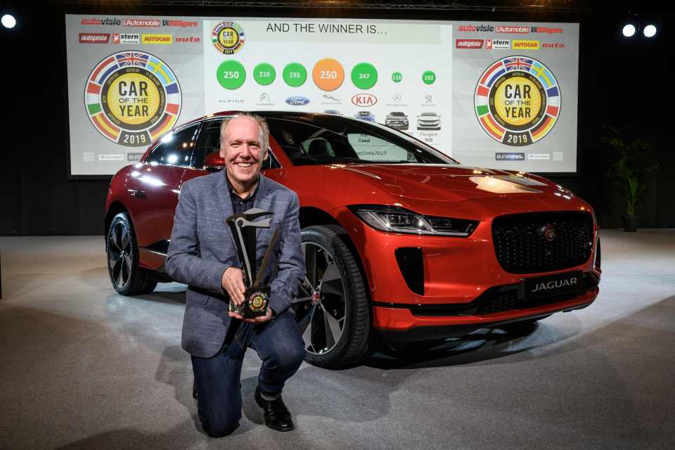 Designer Ian Callum was nursing a sore head 36 hours after the I-Pace was crowned European Car of the Year