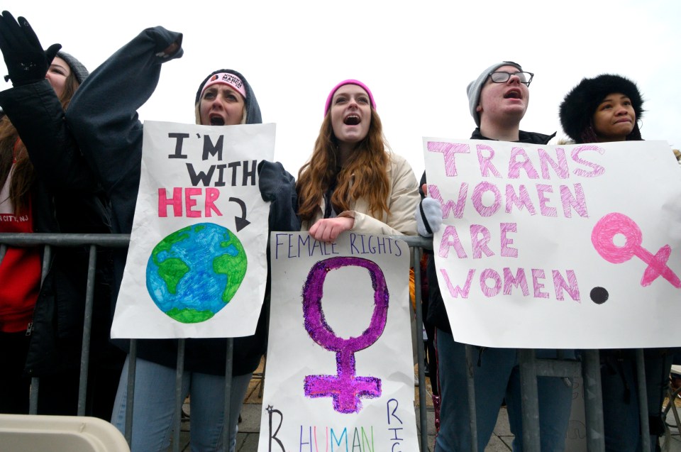  Thousands gathered in Center City Philadelphia, PA, to partake in protests during the third annual Women's March on January 19, 2019, and in similar events around the US