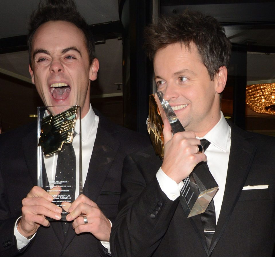  Ant and Dec have been big winners at the RTS Awards for years