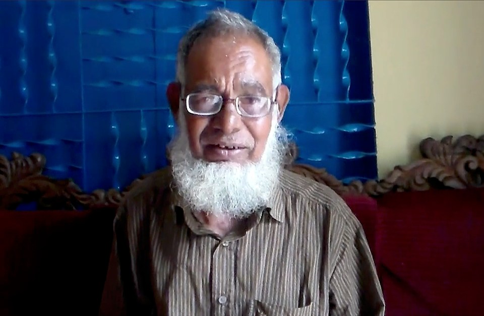  Ahmed Ali, father of Shamima Begum, speaking today in Bangladesh