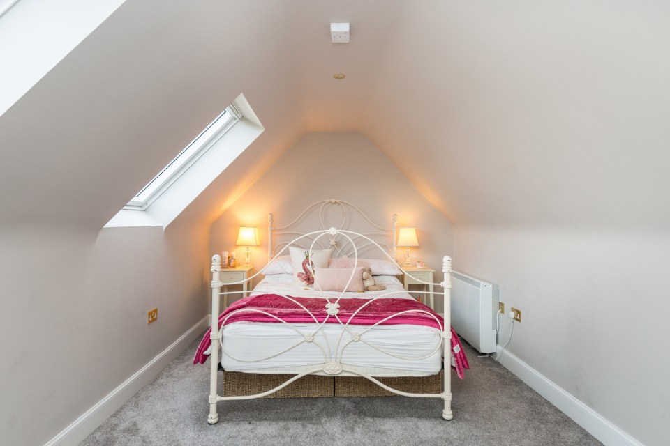  This loft bedroom is a little cosier