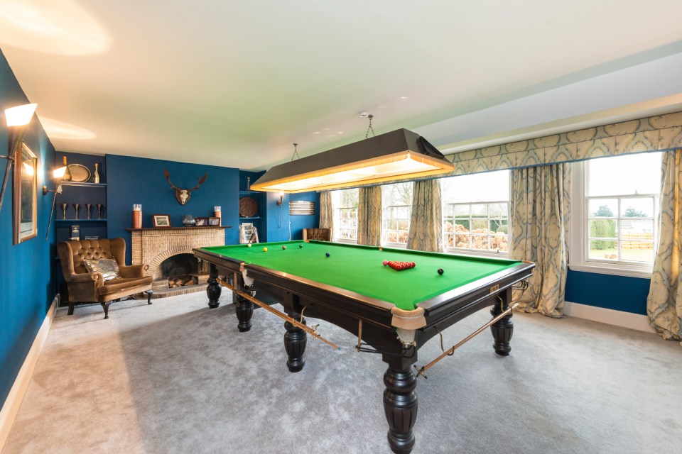  The sprawling mansion even has a games room in a separate apartment