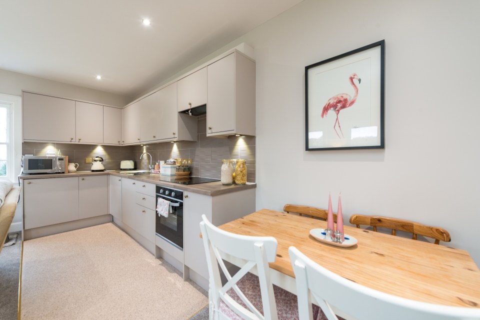  The Grange Dell Cottage also boasts a modern kitchen