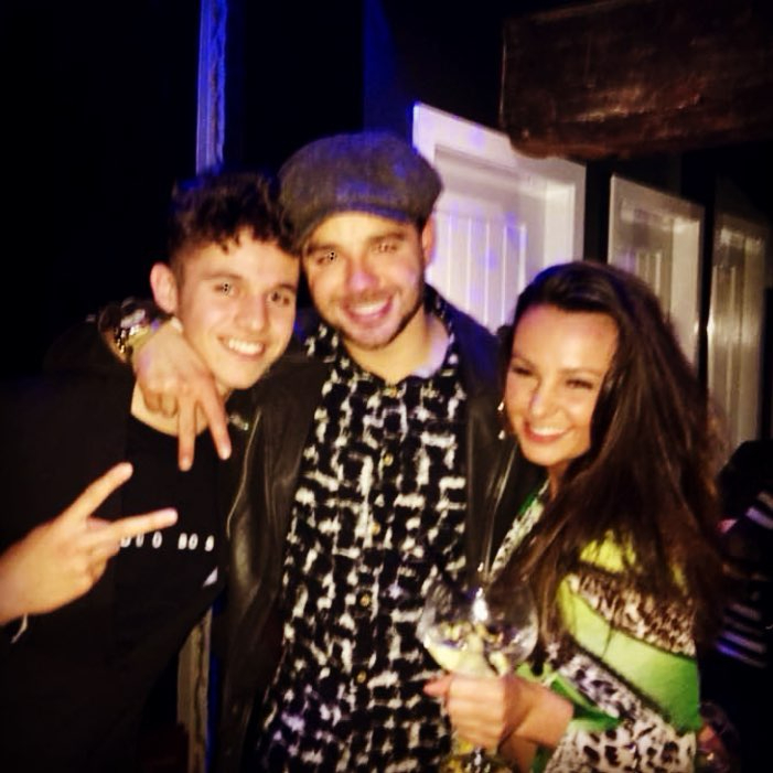  He parties with celeb pals such as Adam Thomas