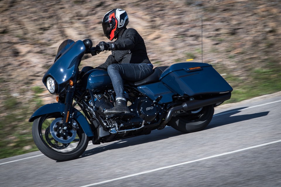  A Harley Street Glide Special being tested in Portugal