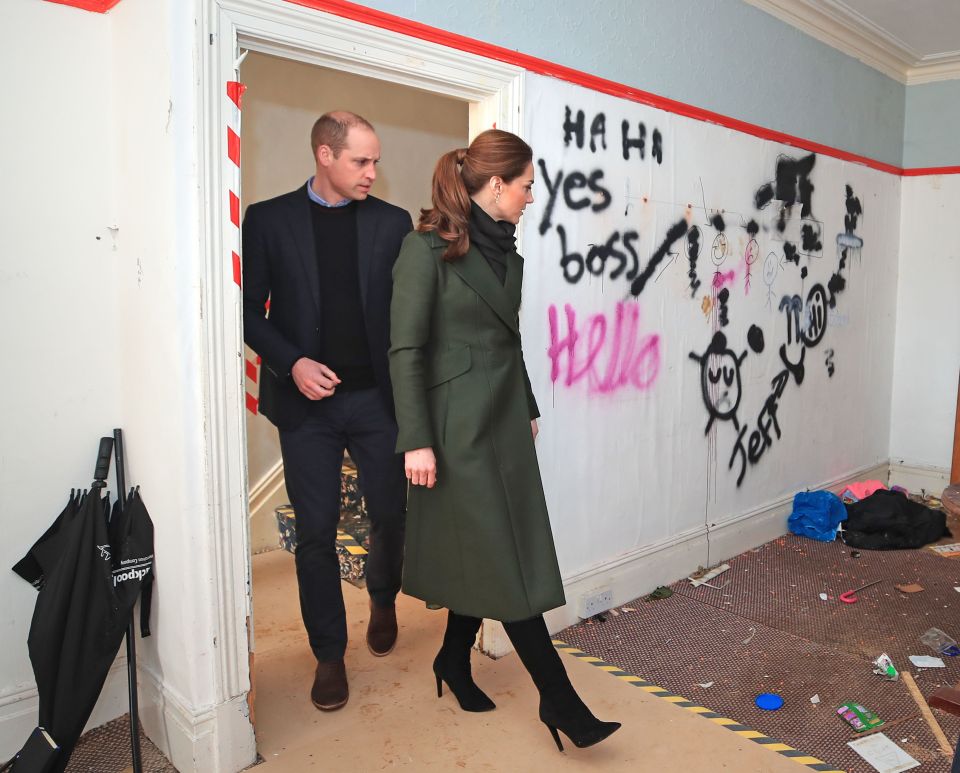  The Duke and Duchess of Sussex visited homes on the same street